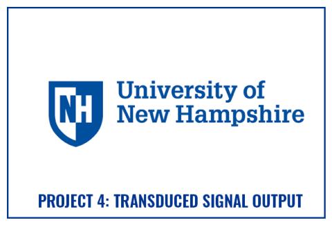 UNH Logo and Project 4 text