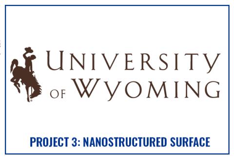 University of Wyoming logo and Project 3 text