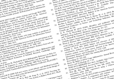 close-up of publications text