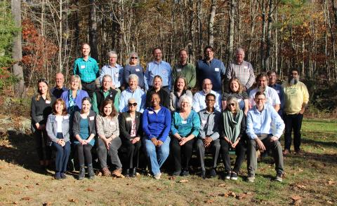 NH LIFT team photo taken outdoors in the fall